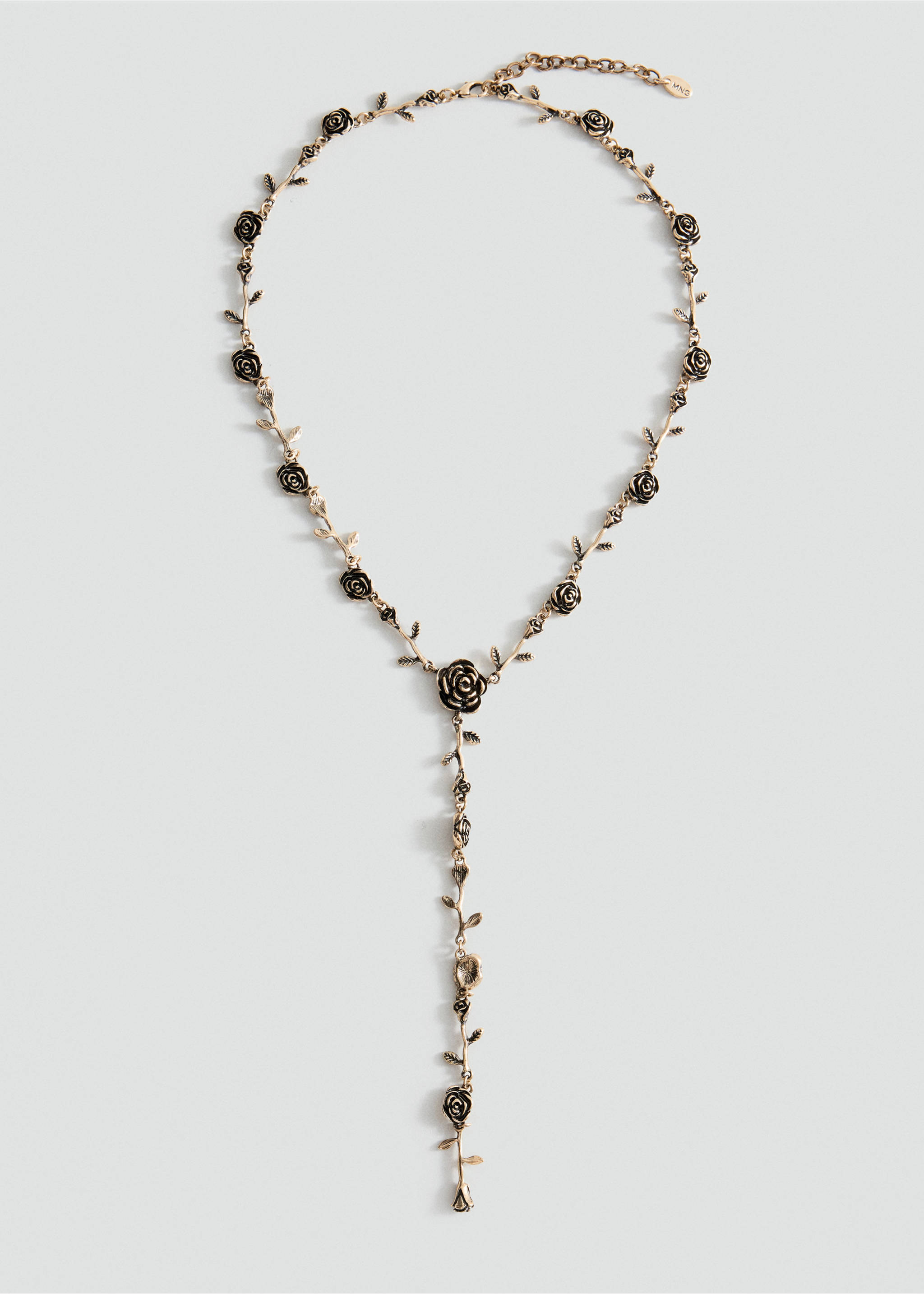 Metal pendant necklace - Article without model, Gold. Ref: 37067803-00.