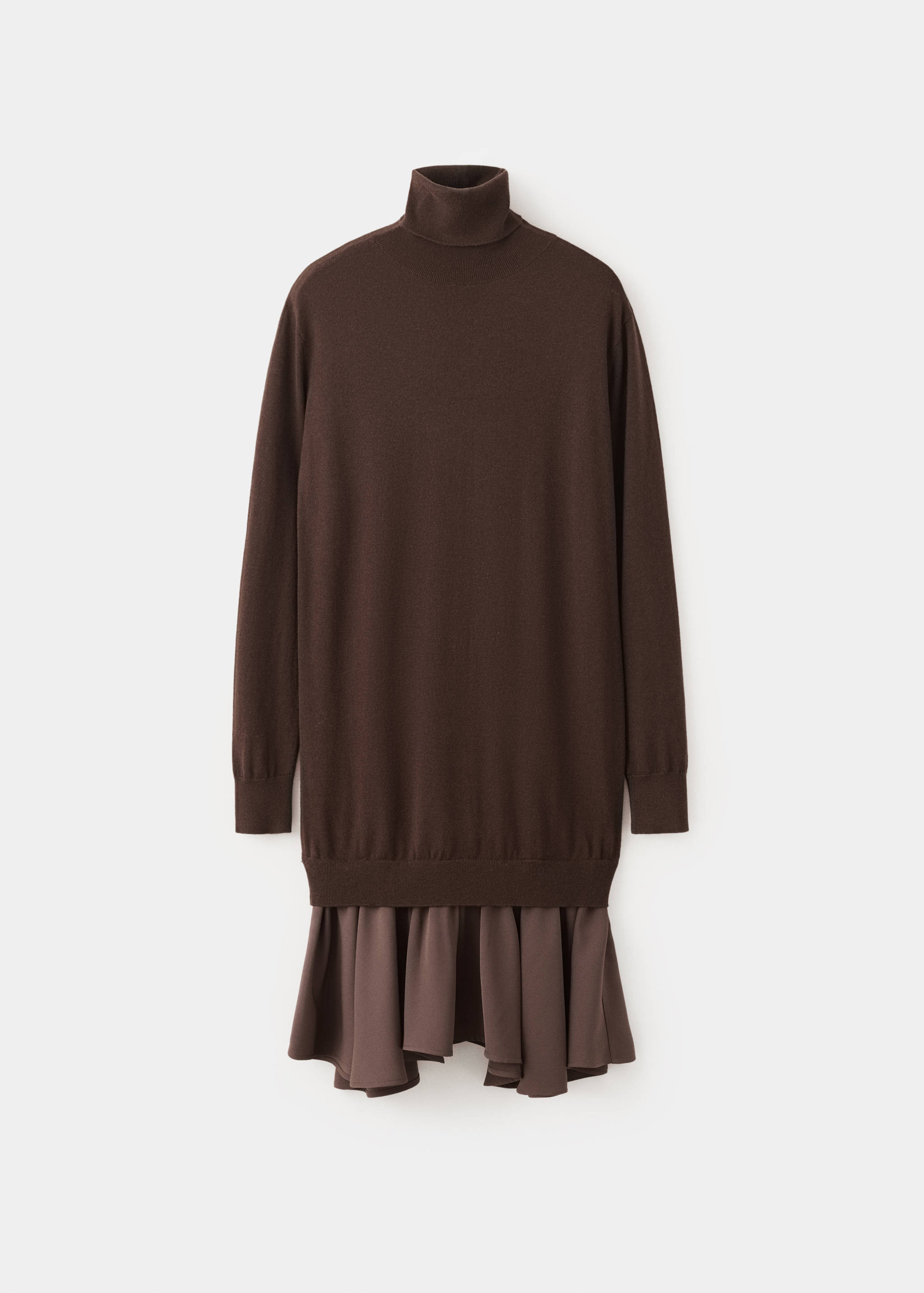 Knit combination dress - Article without model