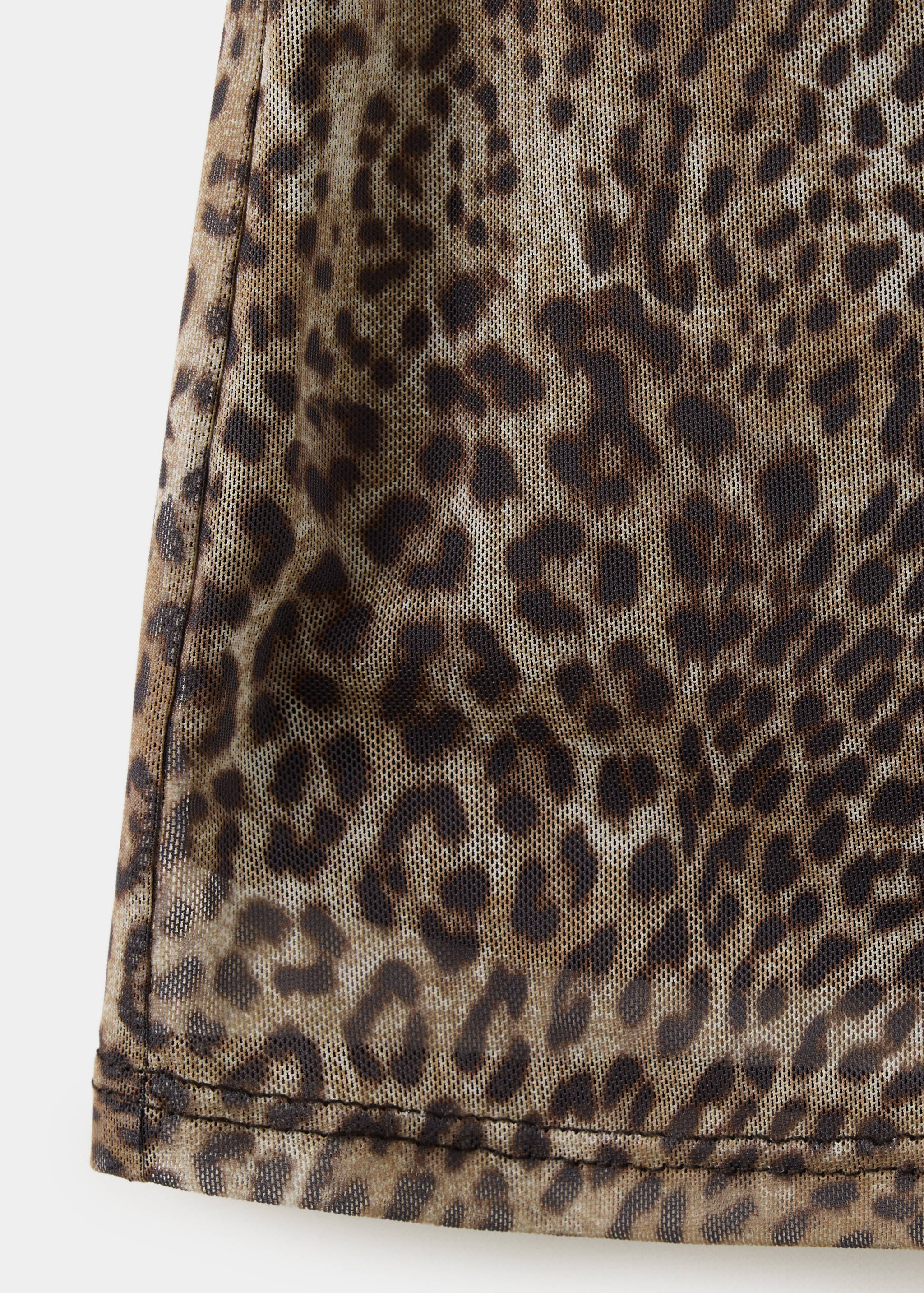 Animal print ruched dress - Details of the article 0