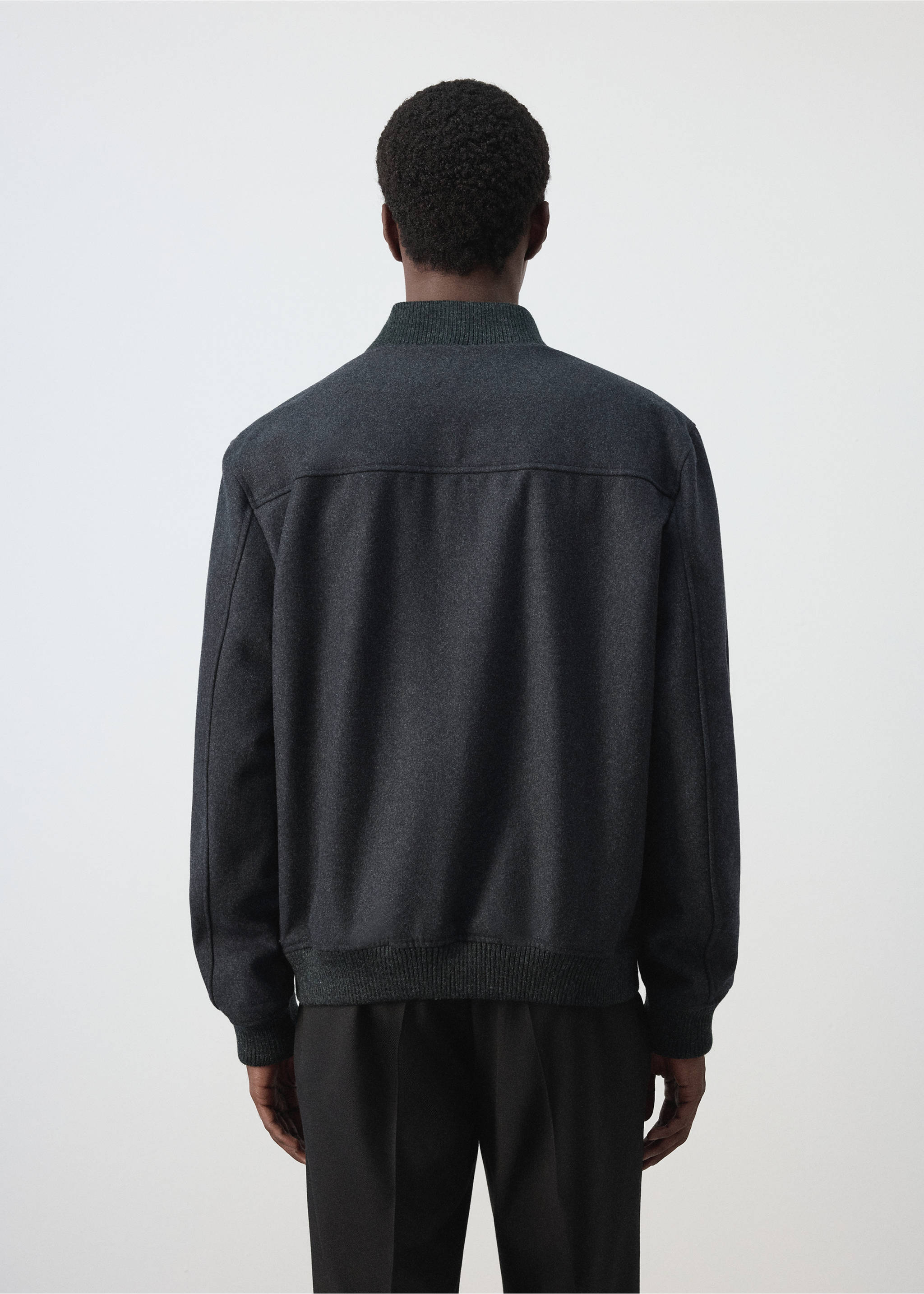Jacket corcega - Reverse of the article, Charcoal. Ref: 37067883-00.