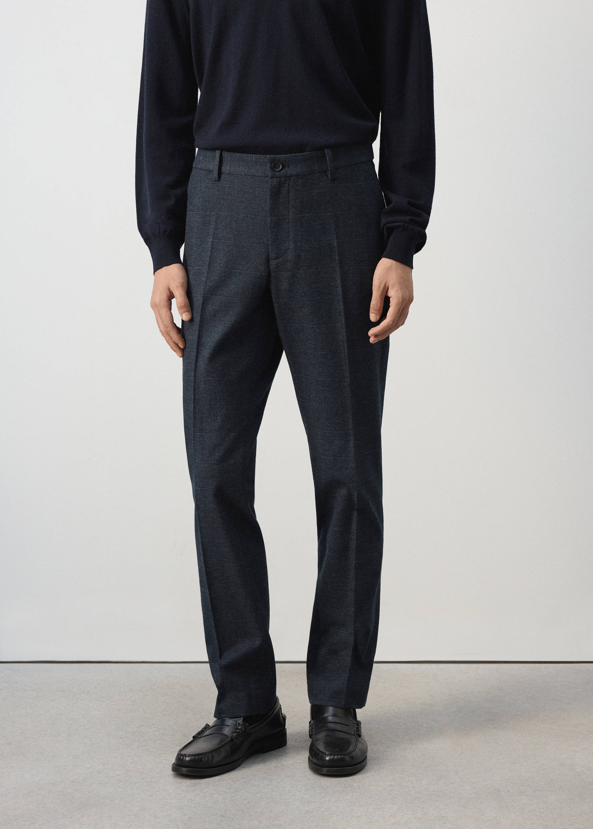 Pantalon flanelle regular-fit - Plan moyen