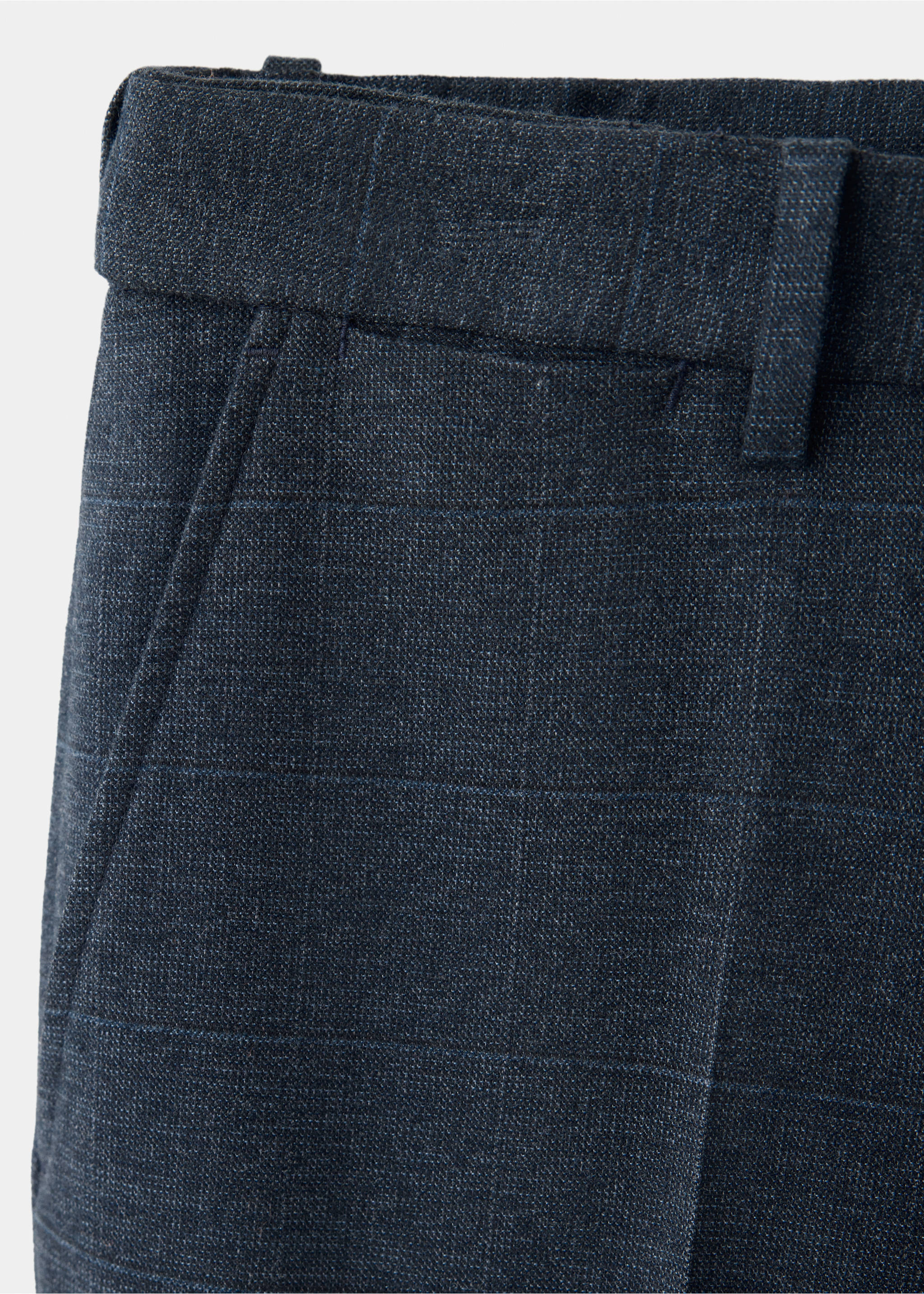 Фланелеві штани slim fit - Детальніше про товар 0, Темно-синій. Ref: 37067884-00.