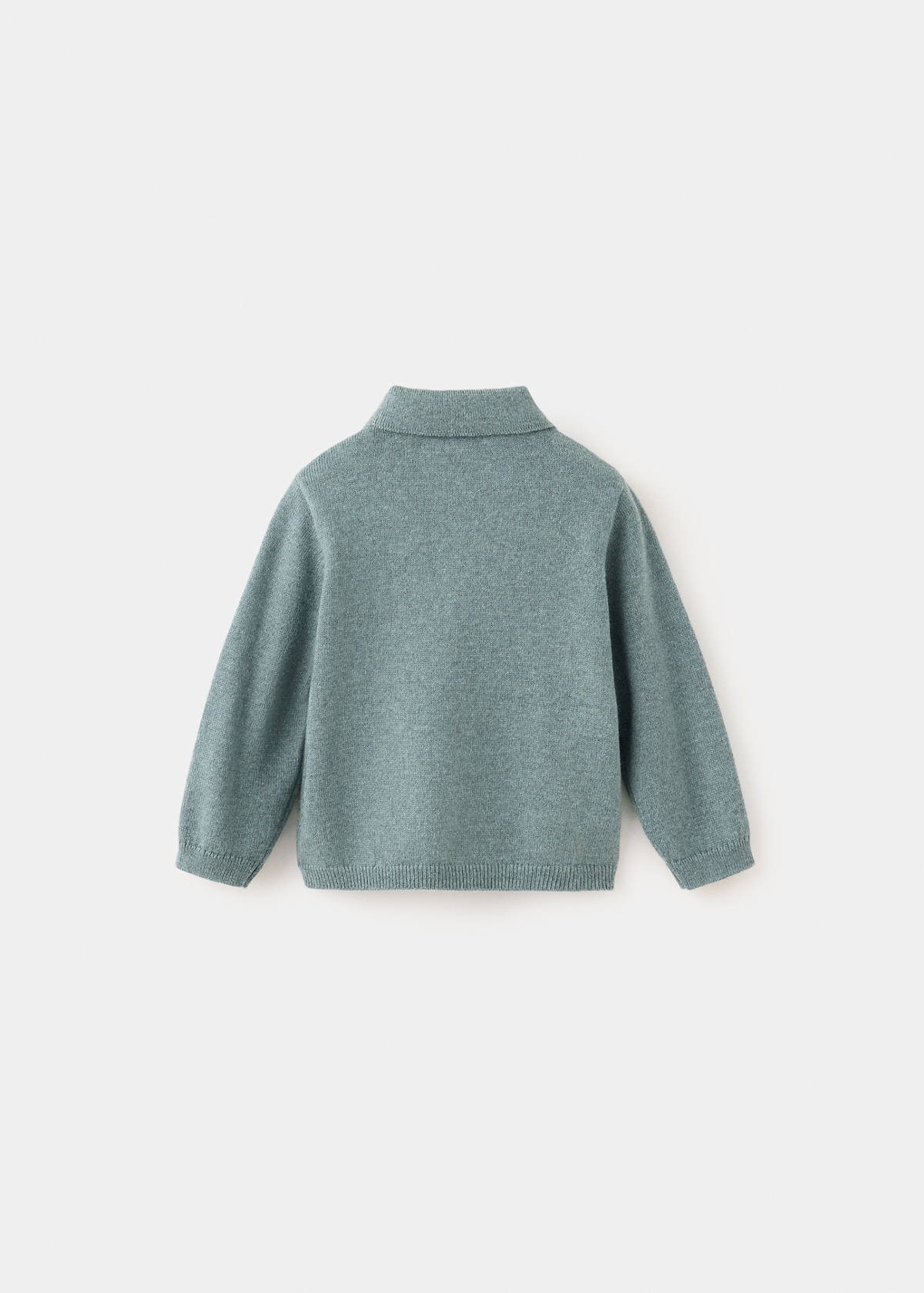 Polo neck sweater — Green