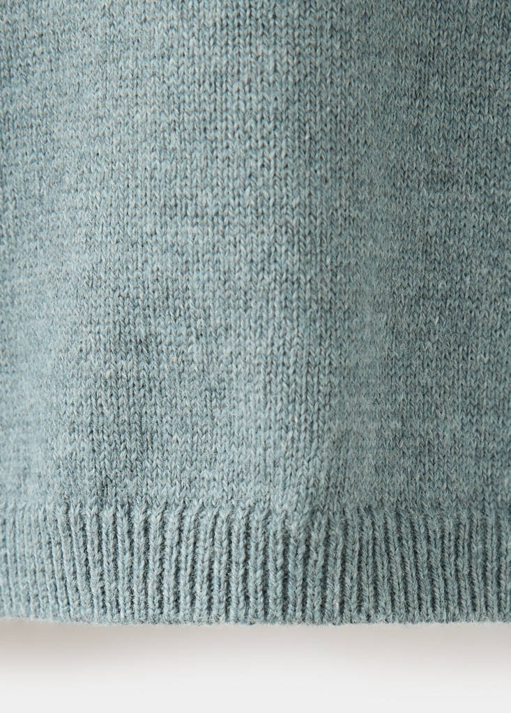 Polo neck sweater — Green