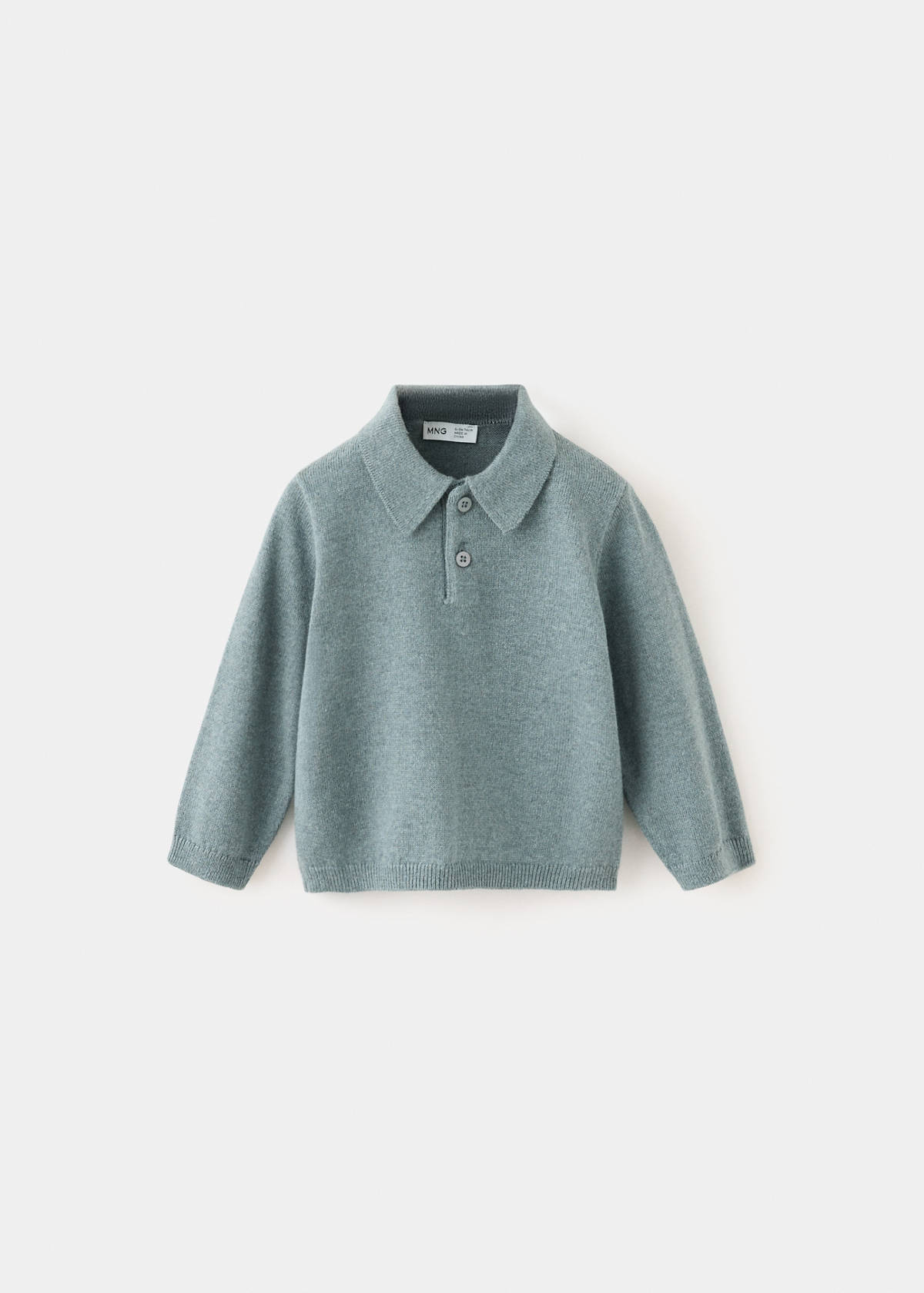 Polo neck sweater — Green