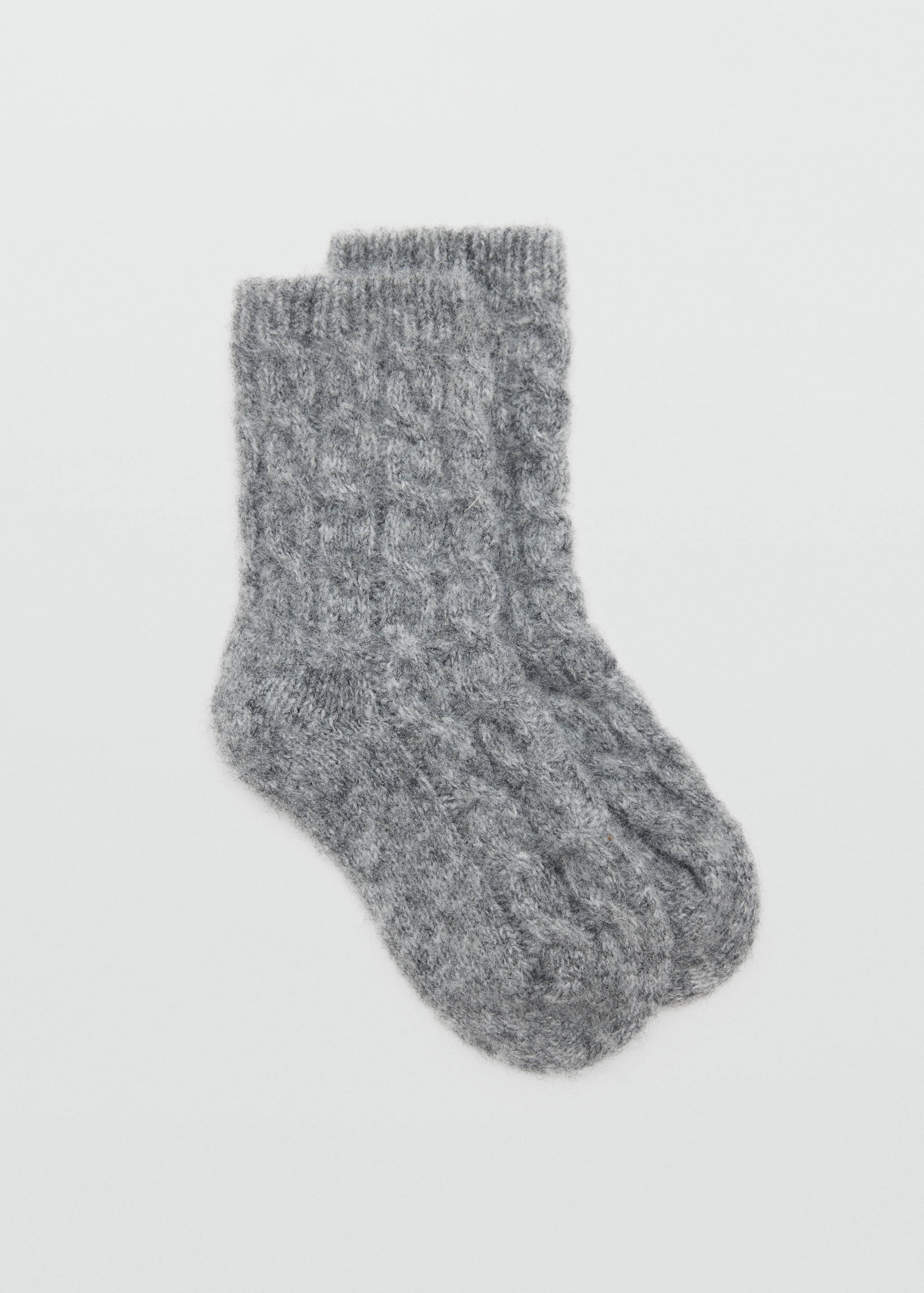 Chaussettes en maille à torsades - Article sans modèle