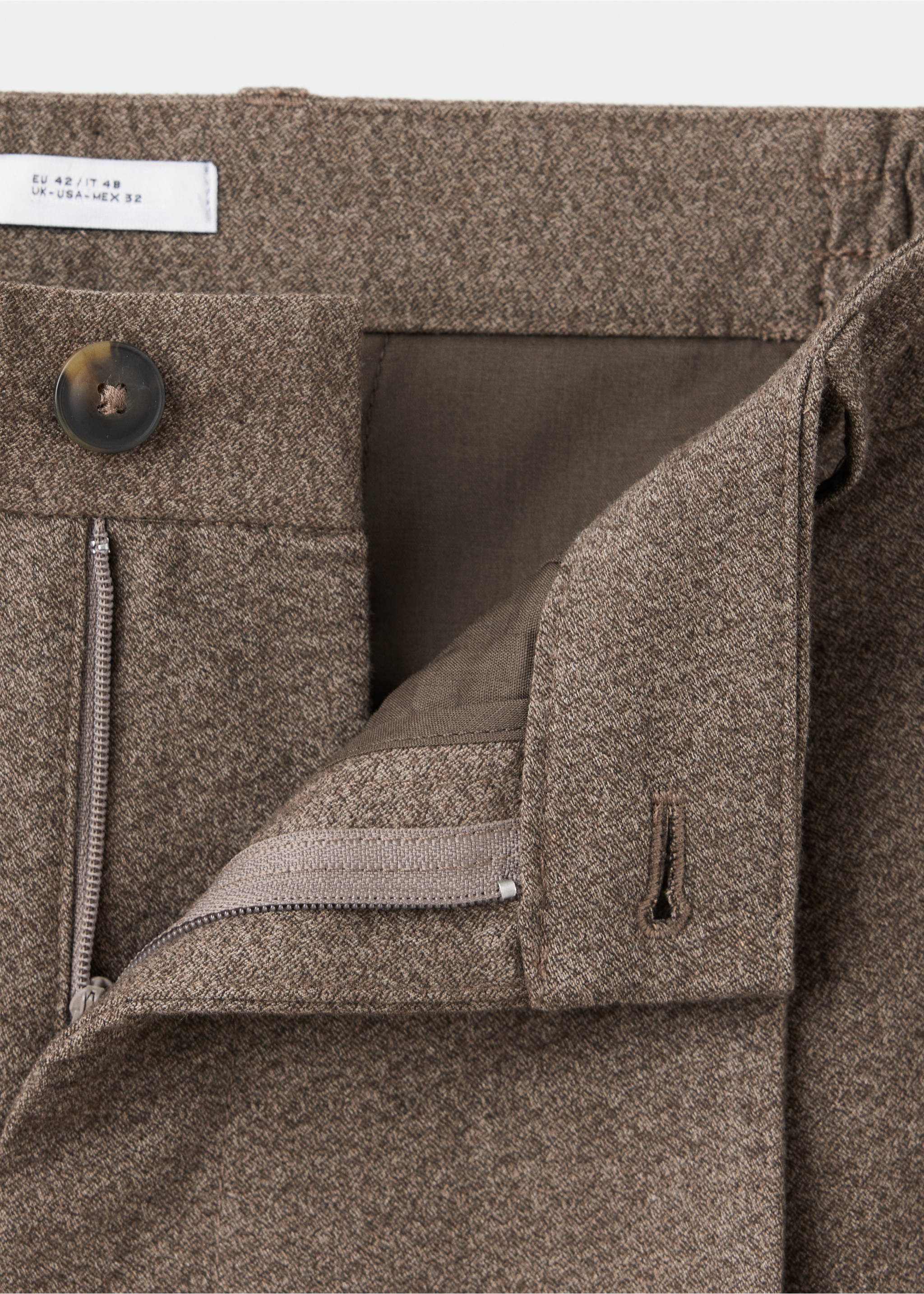 TROUSERS PIEDRA - Détail de l'article 8, Beige. Ref: 37067899-00.