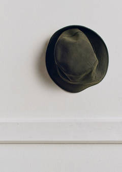 Waxed cotton hat — Khaki 4