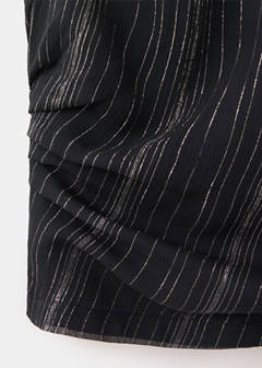 Top in lurex gauze — Black 7