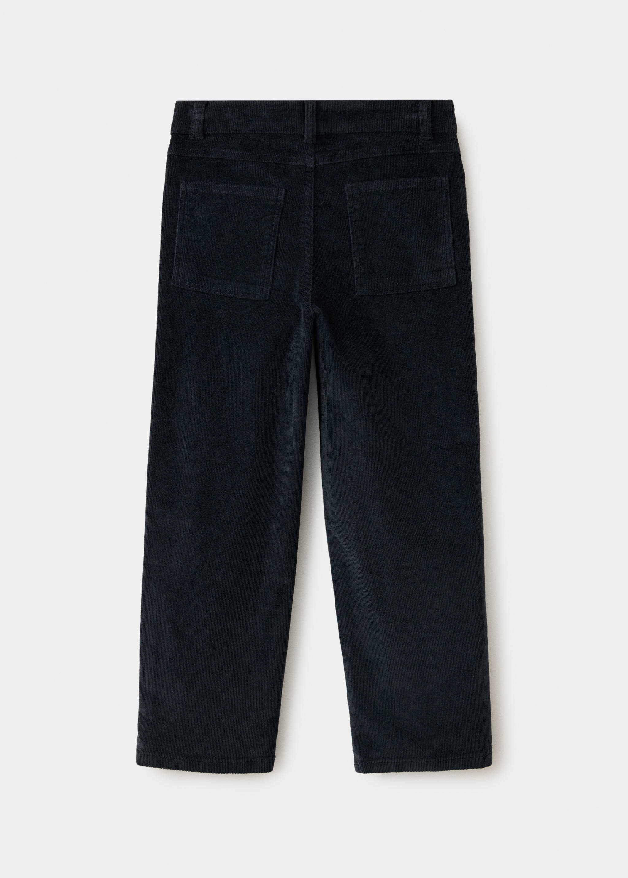 Corduroy straight trousers - Reverse of the article