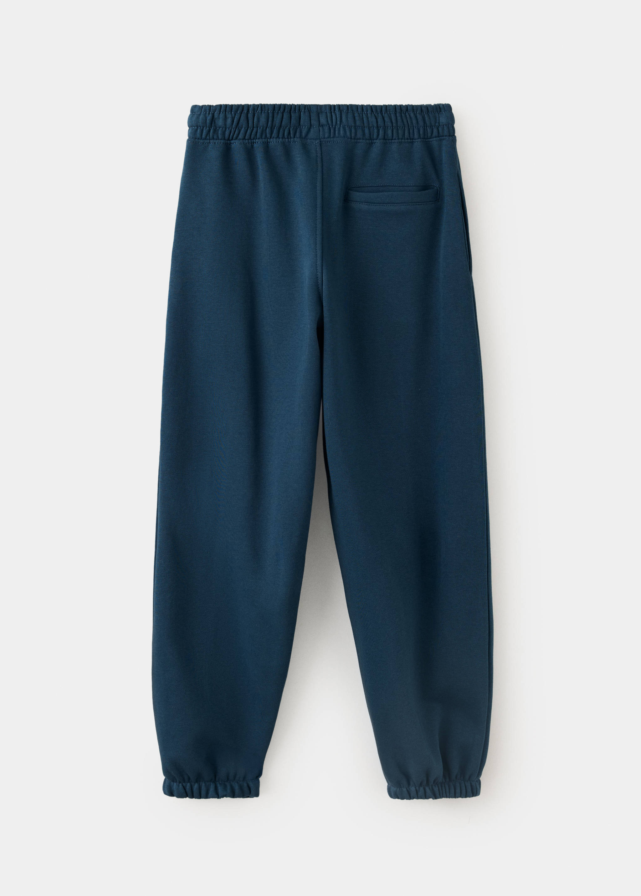 Elastic cotton joggers - Reverse of the article