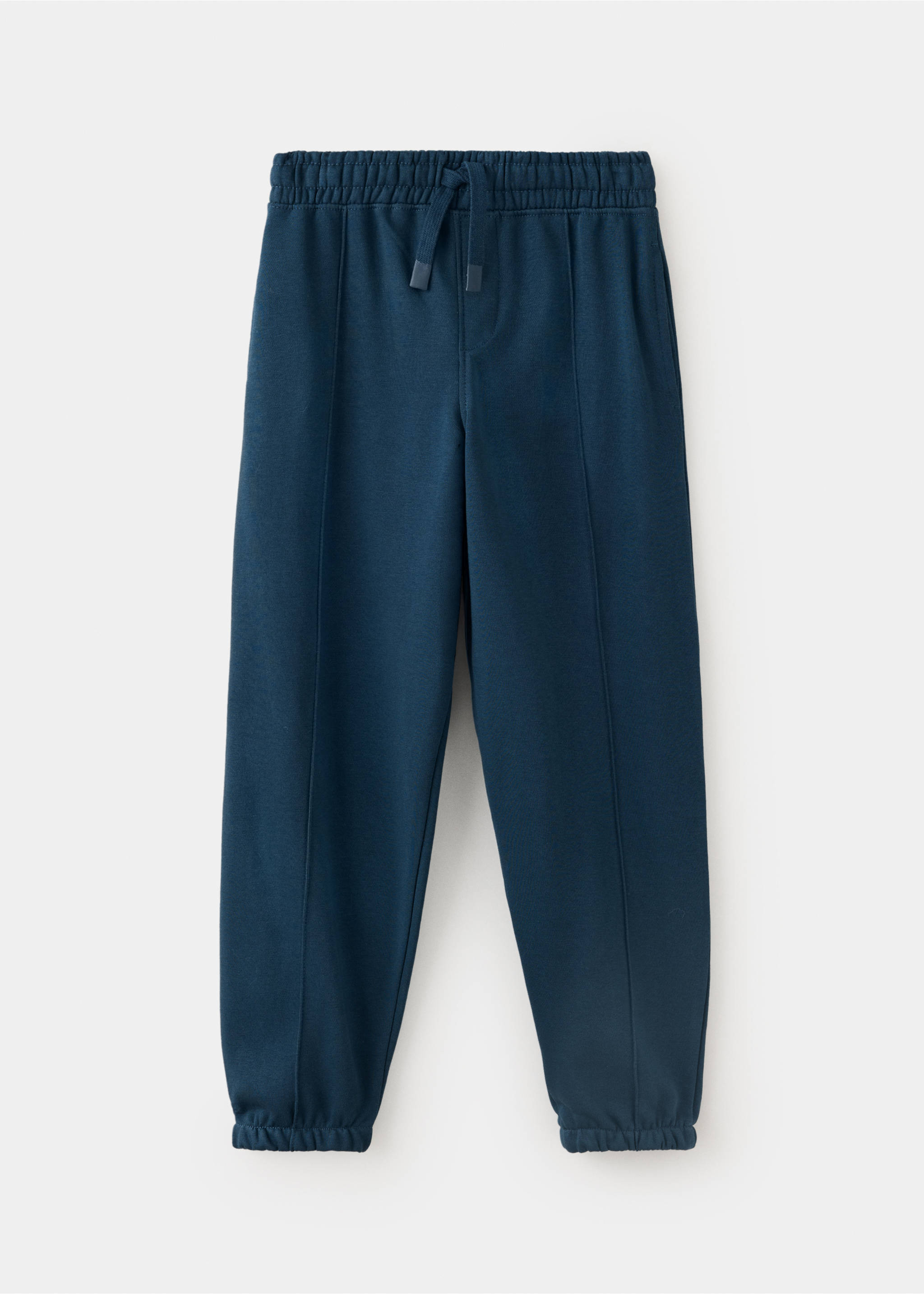 Elastic cotton joggers - Article without model, Navy. Ref: 37067913-00.