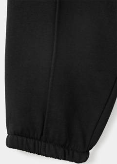 Elastic cotton joggers — Black 5