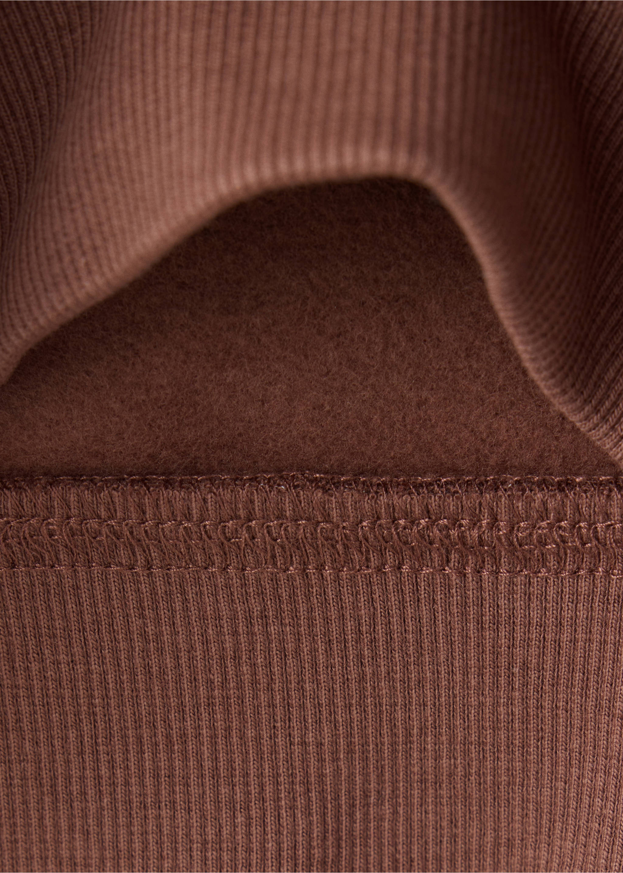 Sweat-shirt oversize imprimé - Détail de l'article 0, Chocolat. Ref: 37067914-00.