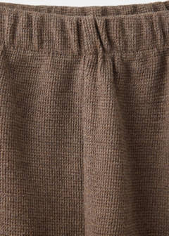 Pique jogger trousers — Brown 3