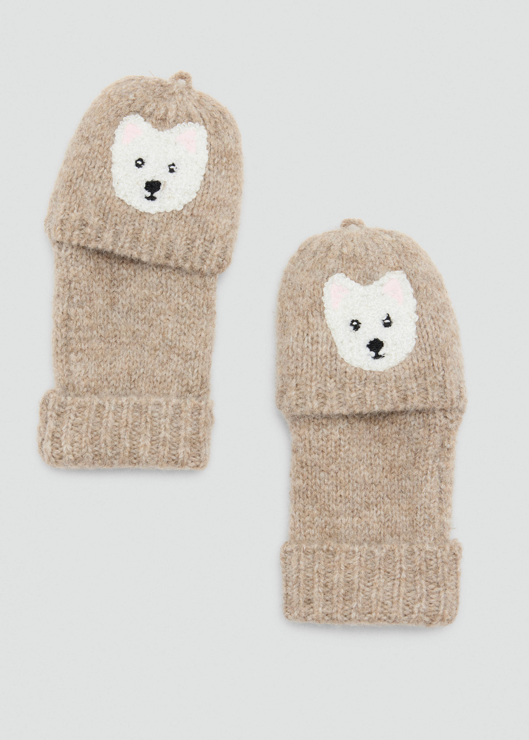 Gants en maille petit chien - Détail de l'article 1