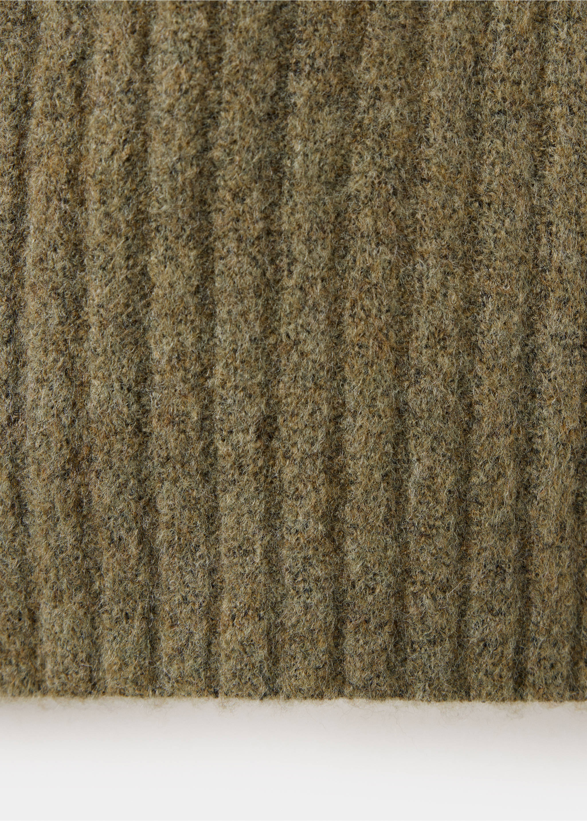 Green knit jersey fabric texture detail, Khaki. Ref: 37067937-00.