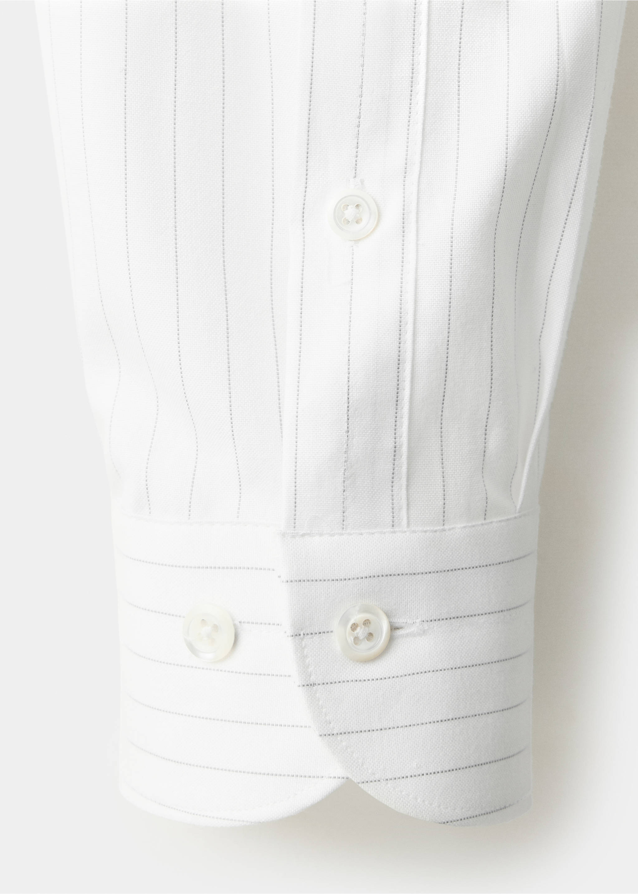 Chemise 100 % coton slim-fit - Détail de l'article 0, Gris. Ref: 37067938-00.