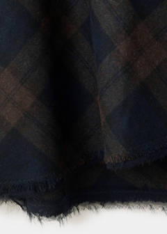 Wool boots skirt — Navy 6