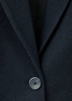 Peplum blazer with pockets — Dark Navy 7