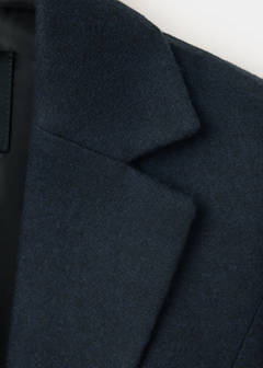 Peplum blazer with pockets — Dark Navy 8