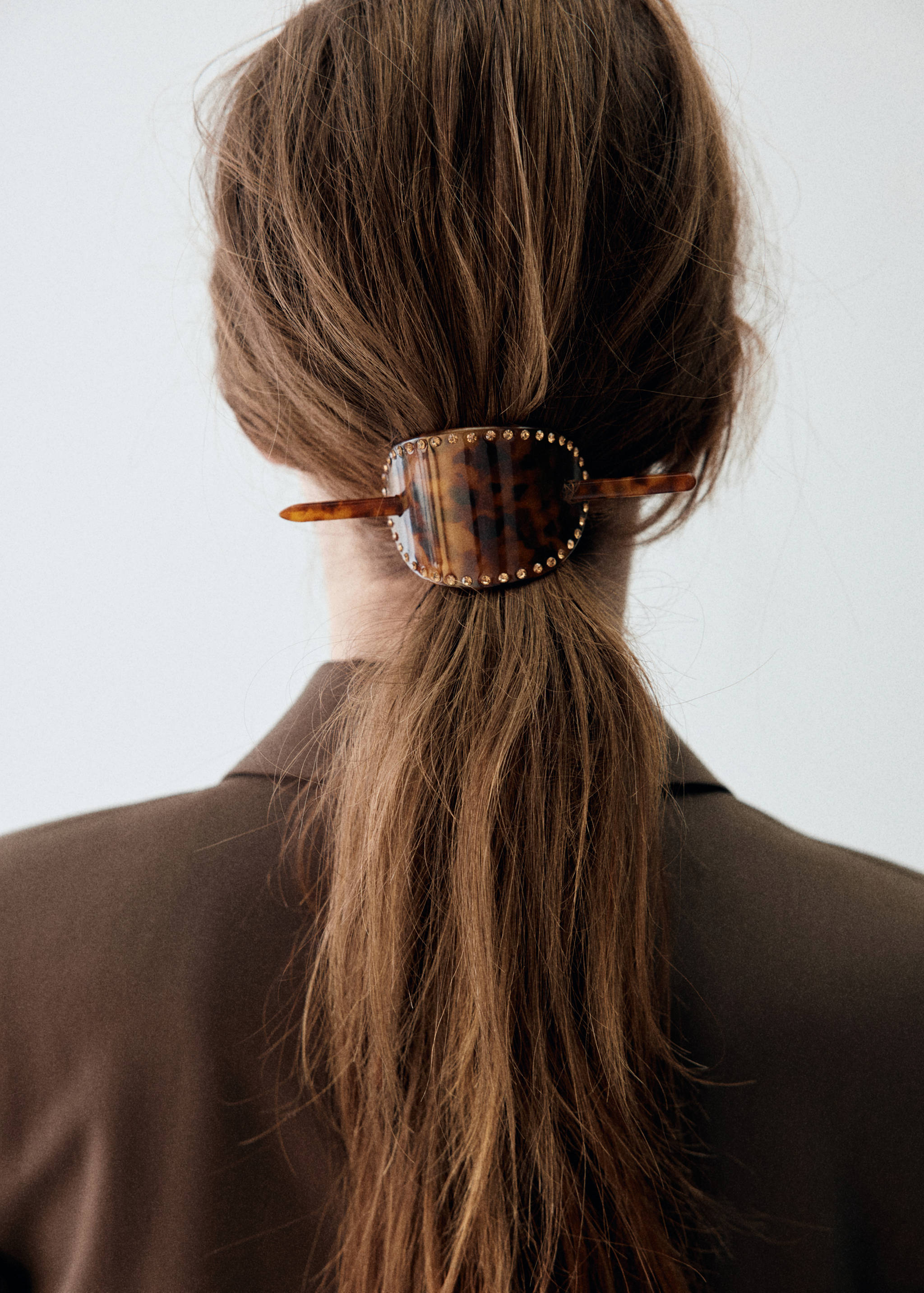 Tortoiseshell hair barrette - Details of the article 9
