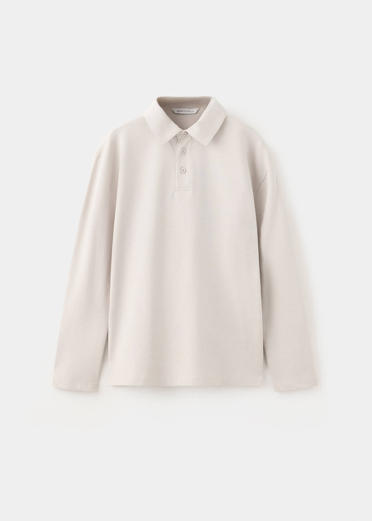 Relaxed cotton polo shirt