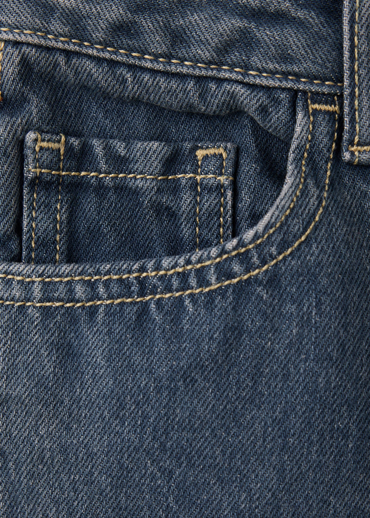 Straight-leg jeans — Medium Vintage Blue