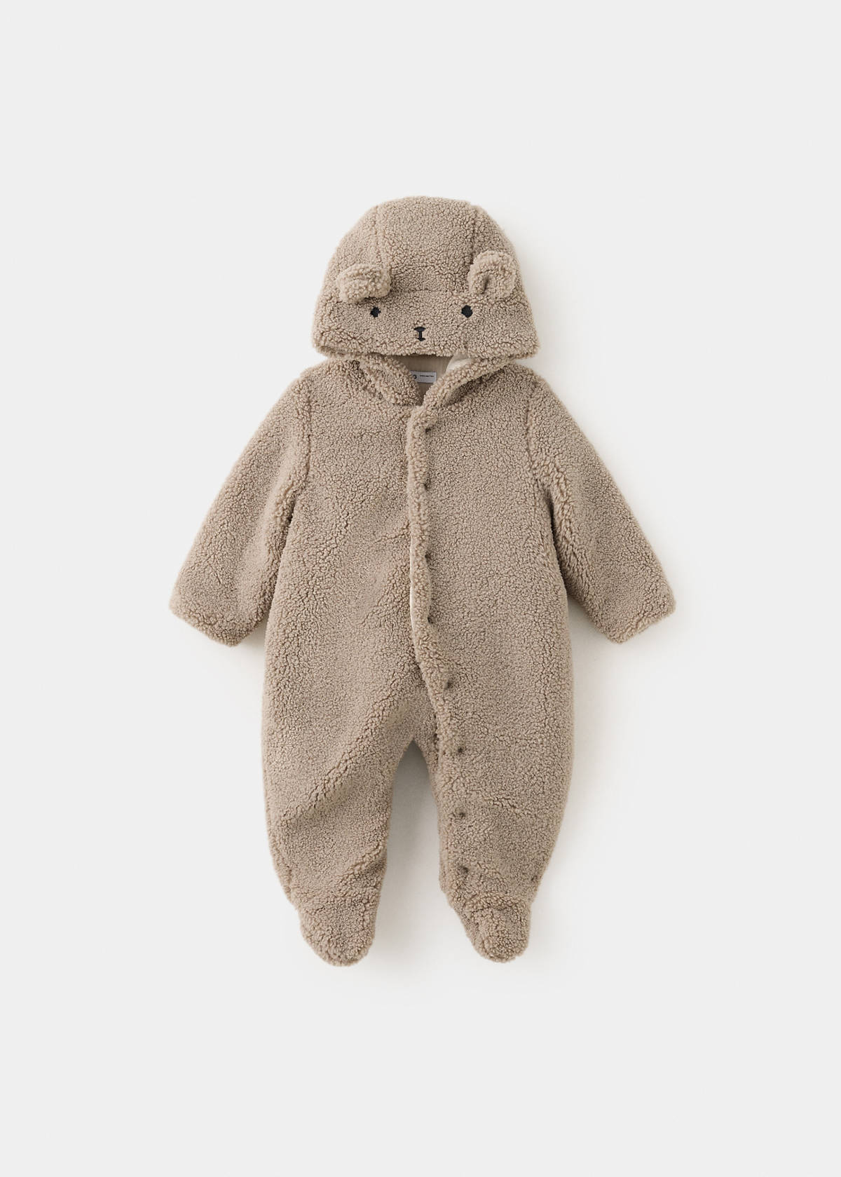 Sherpa hoodie with little ears on the hood