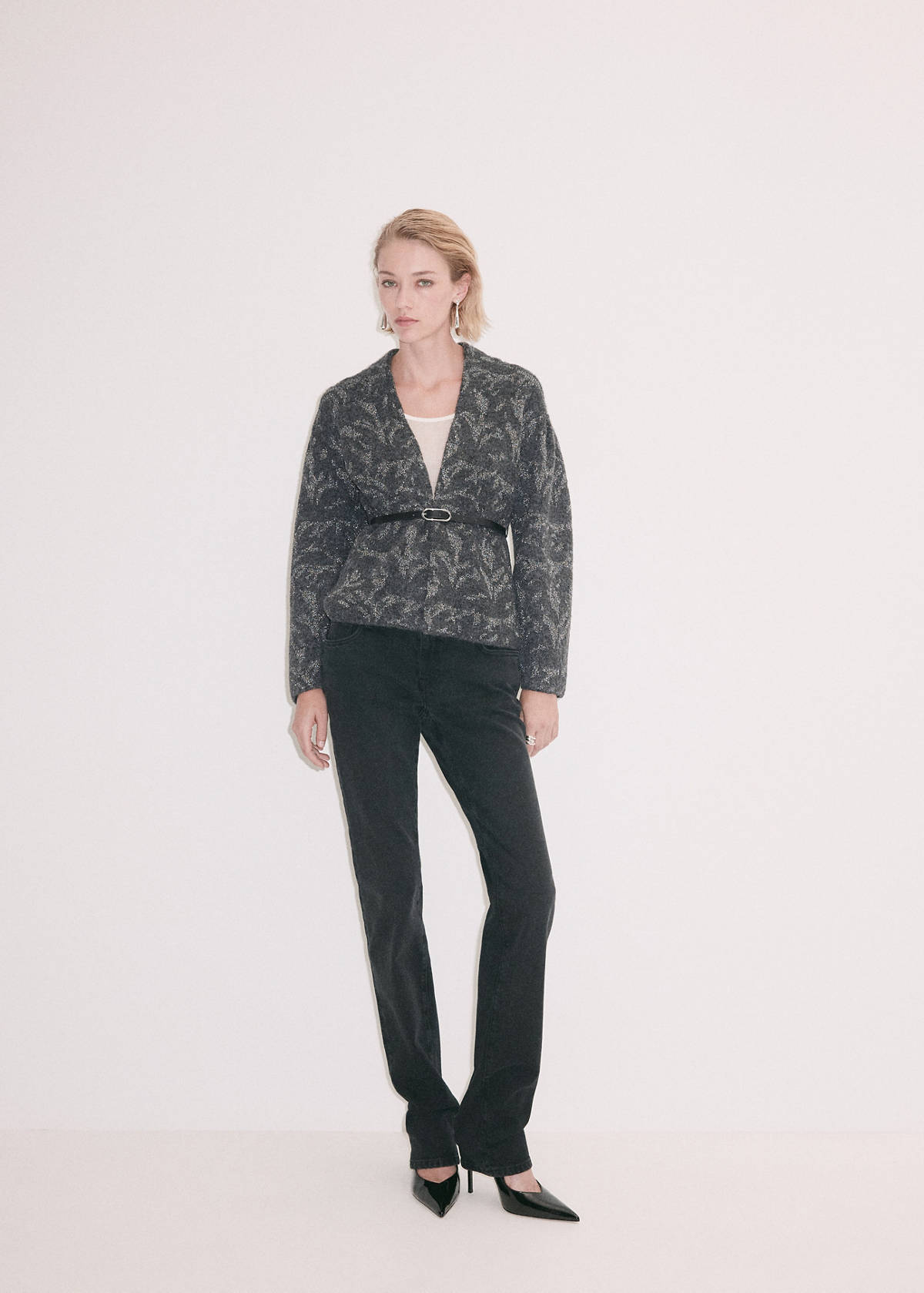 Baroque print jacket