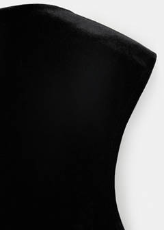 Velvet short dress — Black 11