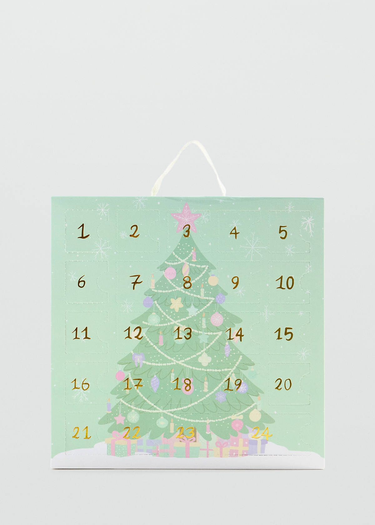Surprise jewellery advent calendar — Pastel Green