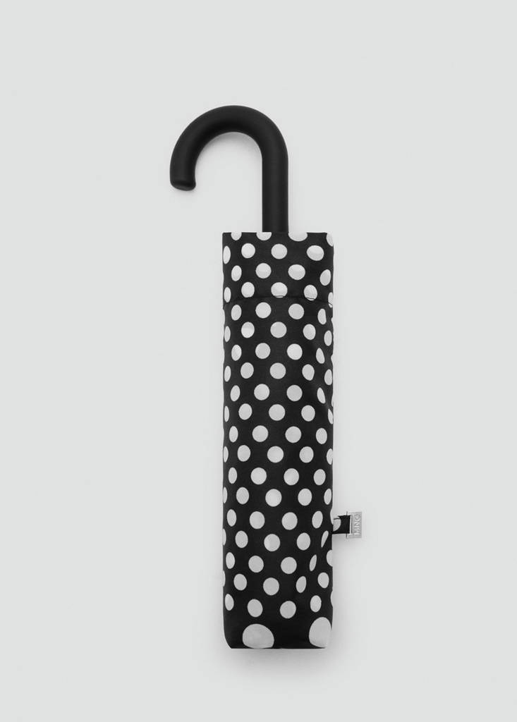 Polka-dot print umbrella