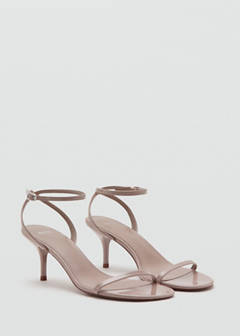 Strappy heeled sandals — Nude 2