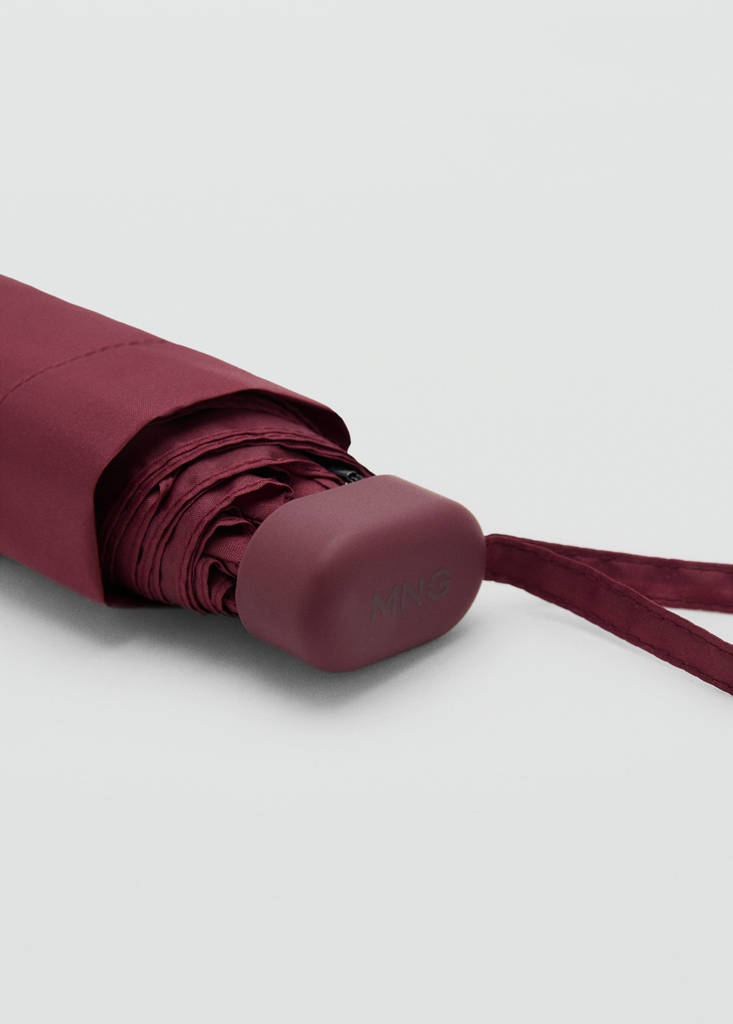 Mini folding umbrella — Burgundy