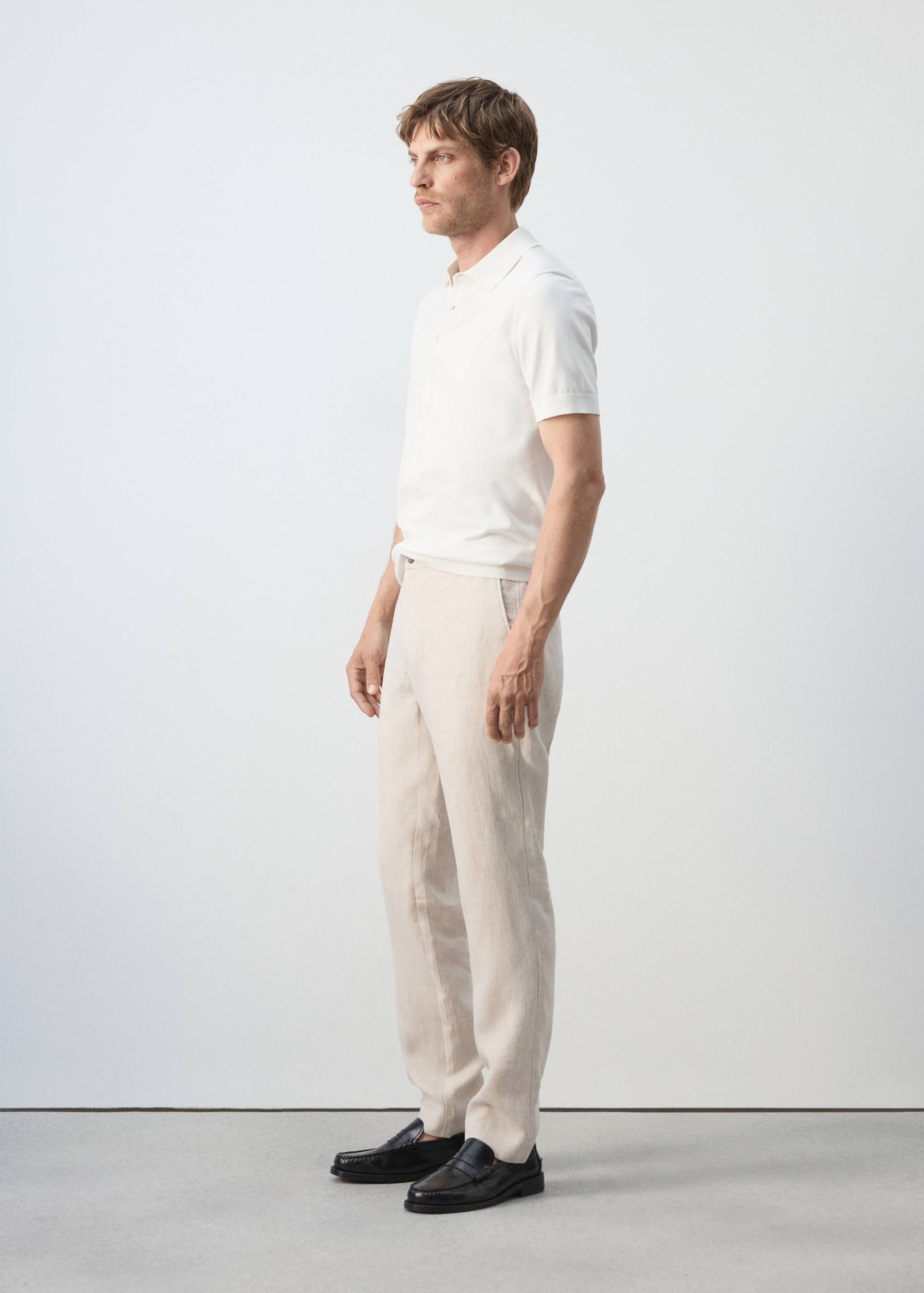 Pantalon 100 % lin slim fit - Détail de l'article 2