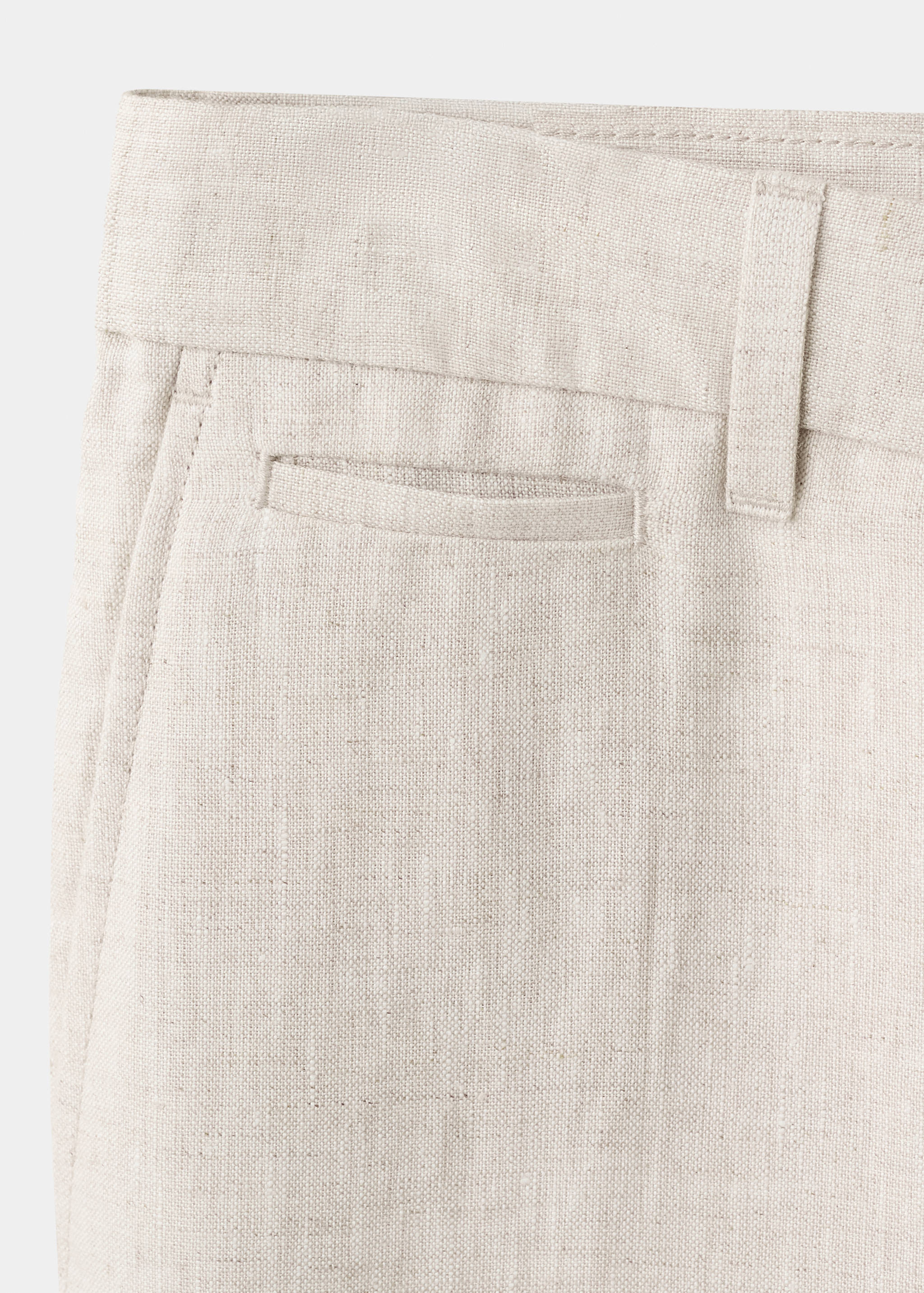 Pantalon 100 % lin slim fit - Détail de l'article 0