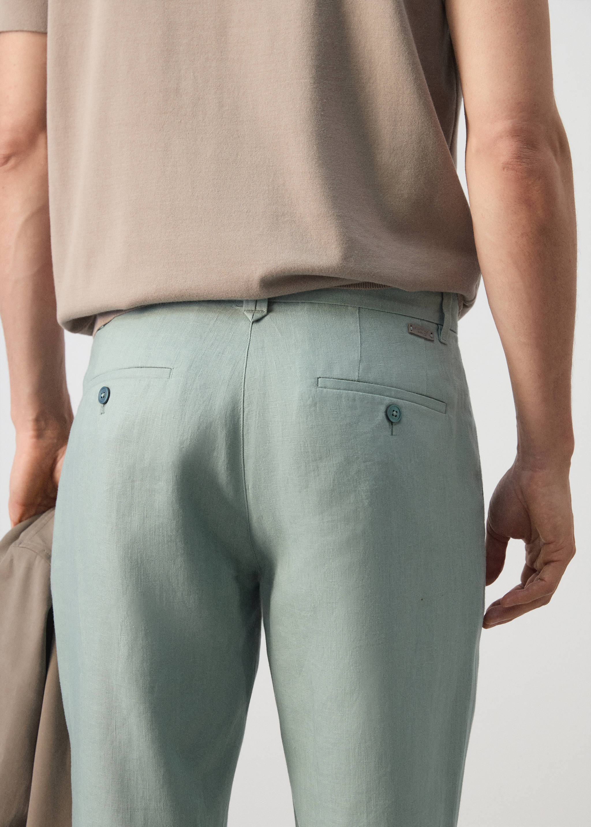 Pantalon 100 % lin slim fit - Détail de l'article 3