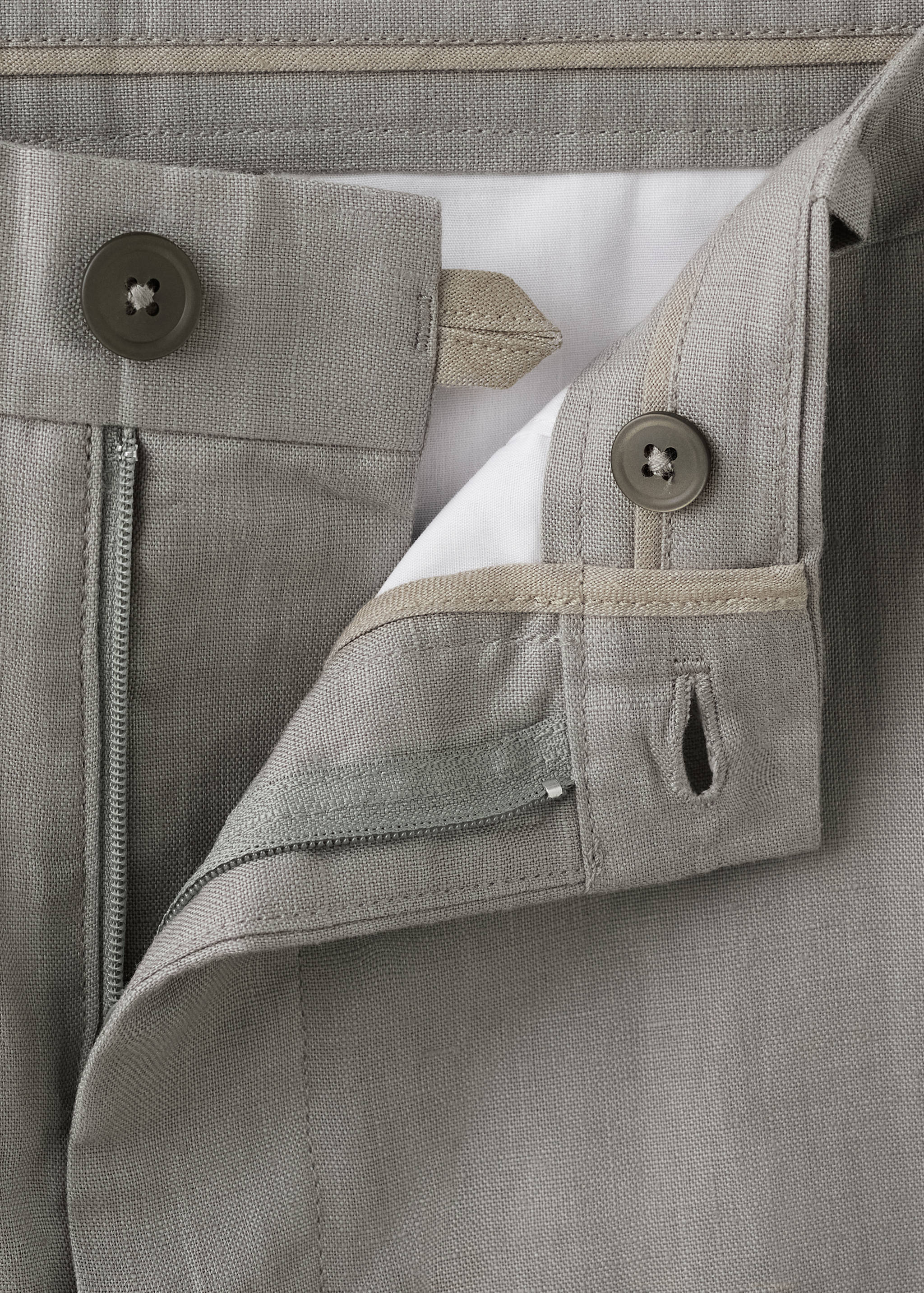 Pantalon 100 % lin slim fit - Détail de l'article 8