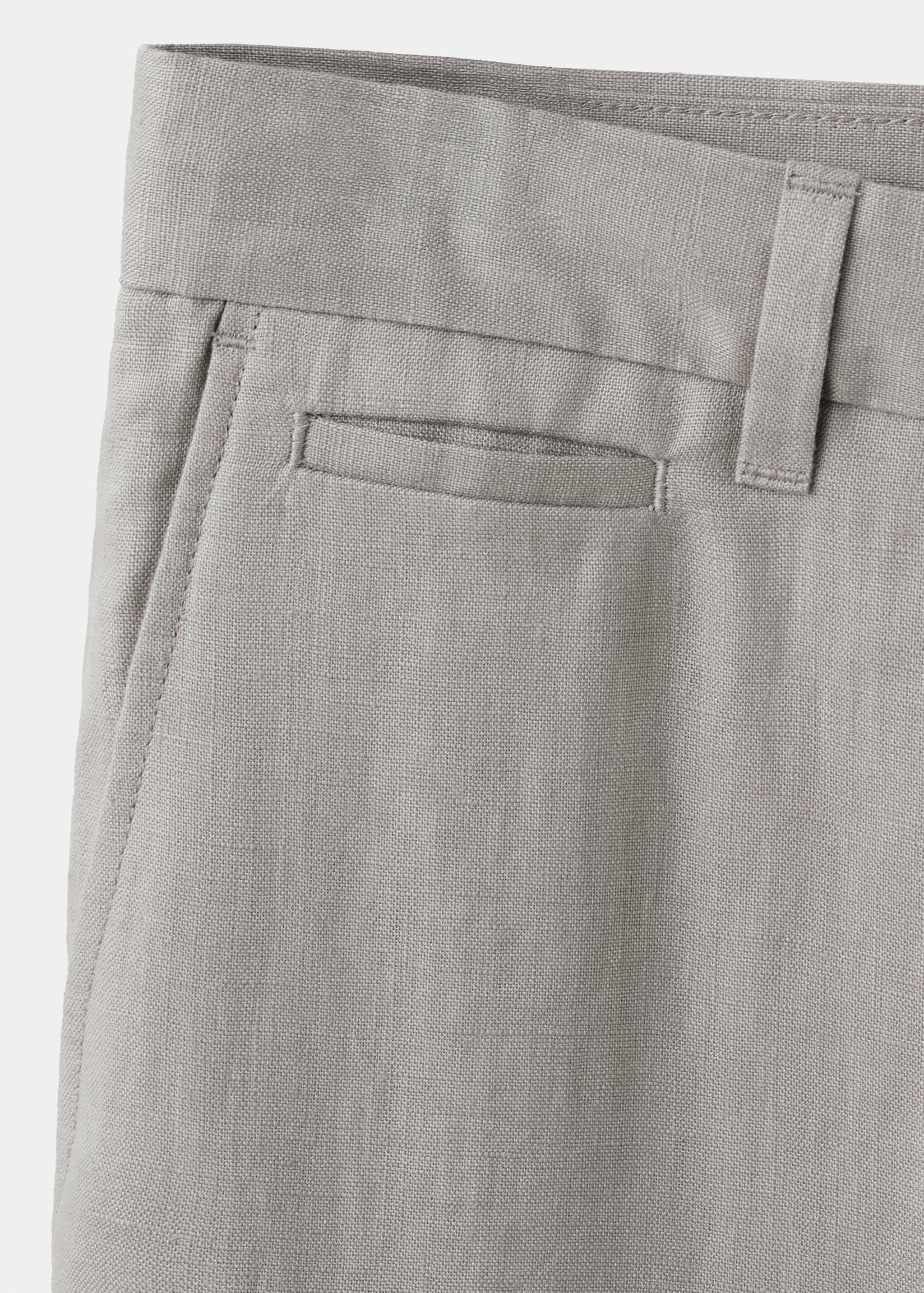 Pantalon 100 % lin slim fit - Détail de l'article 0