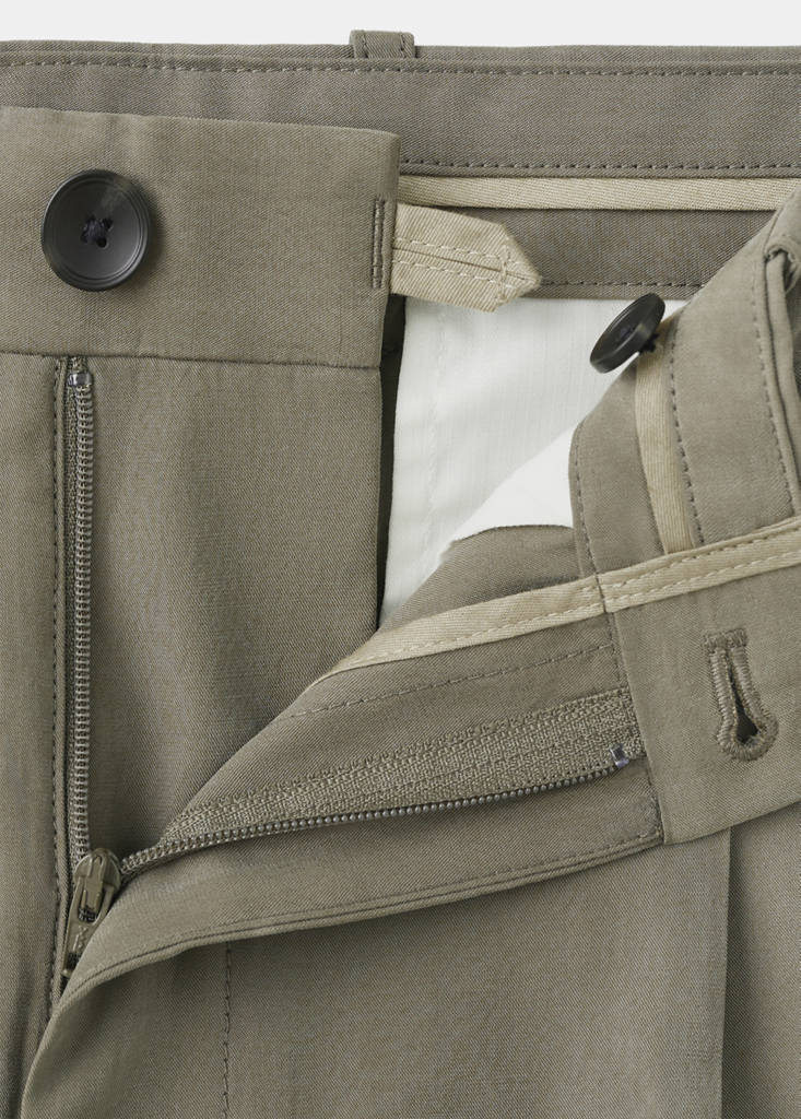 Modal cotton cargo bermuda shorts — Mink Grey