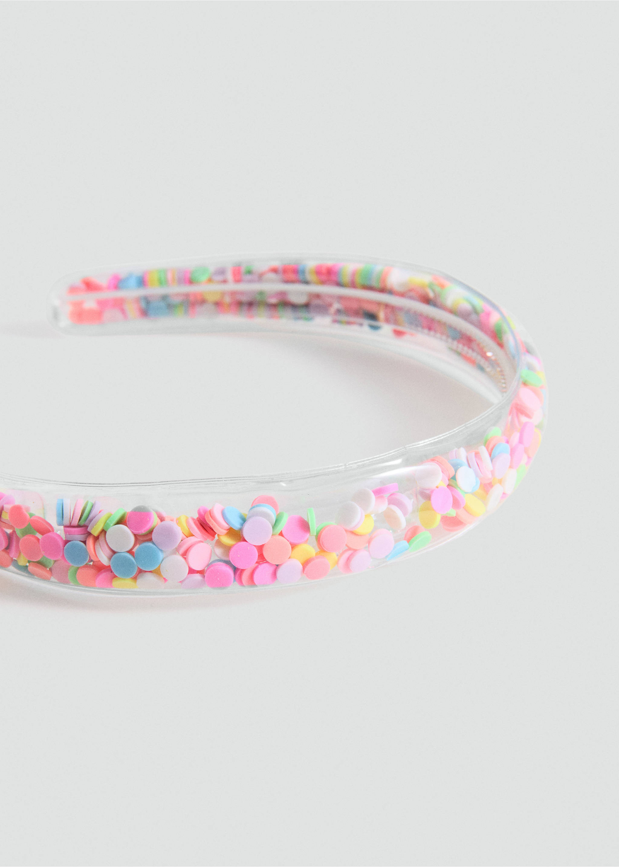 Serre-tête confettis - Plan moyen, Rose. Ref: 37071339-00.