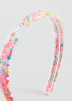 Confetti headband — Pink 3