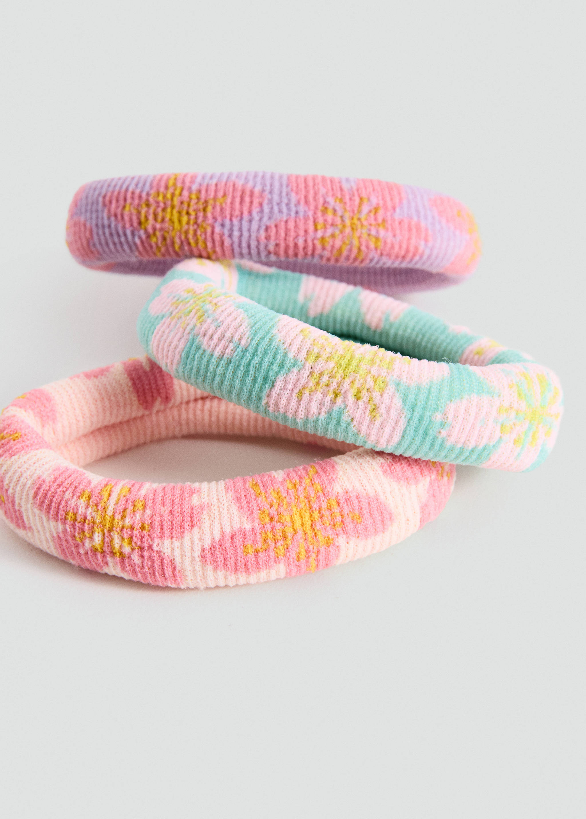 Pack d'élastiques fleurs - Plan moyen