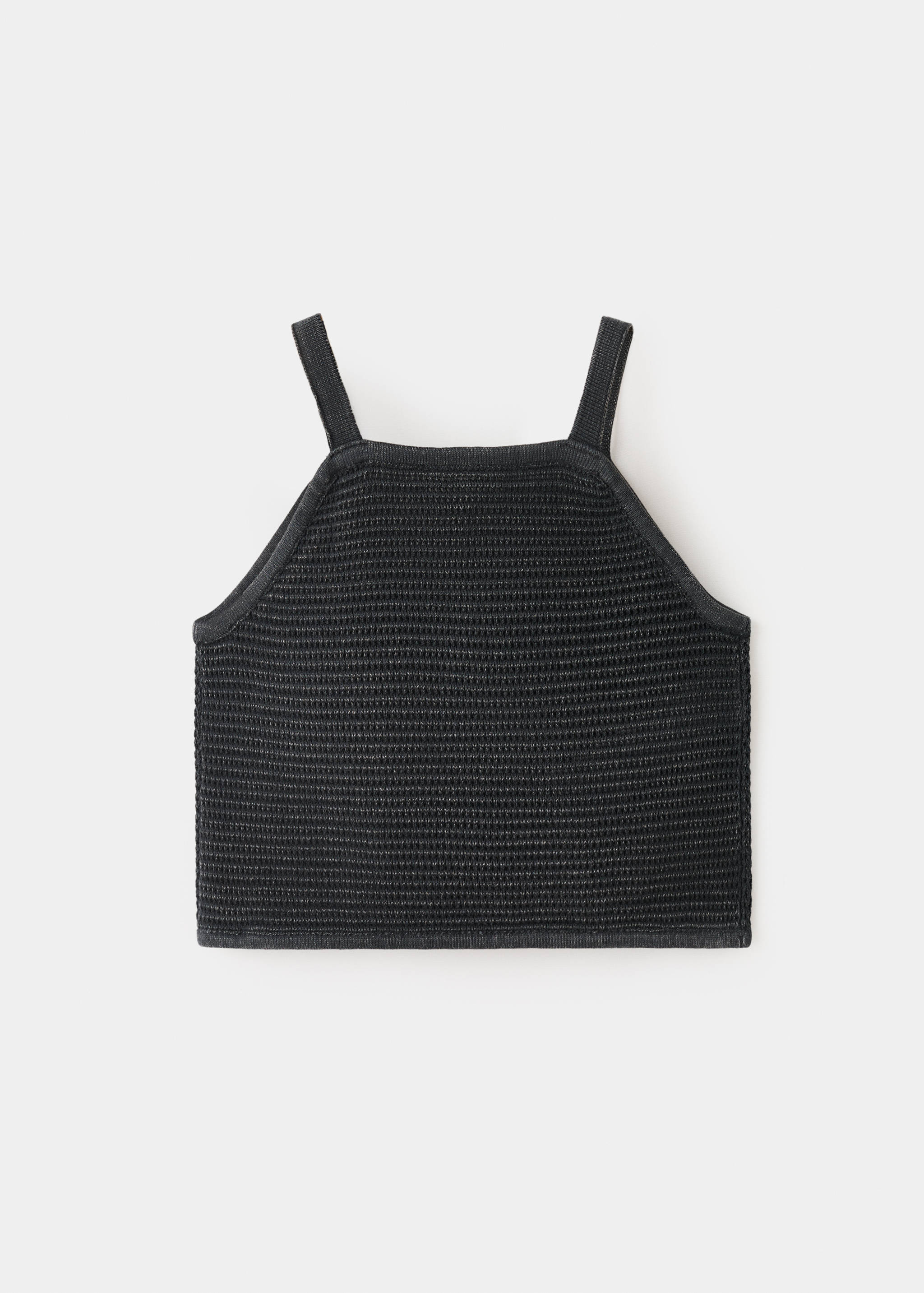 Textured knit top - Reverse of the article