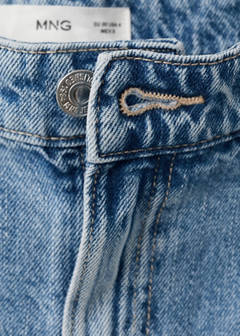 Straight-fit denim shorts — Medium Blue 9