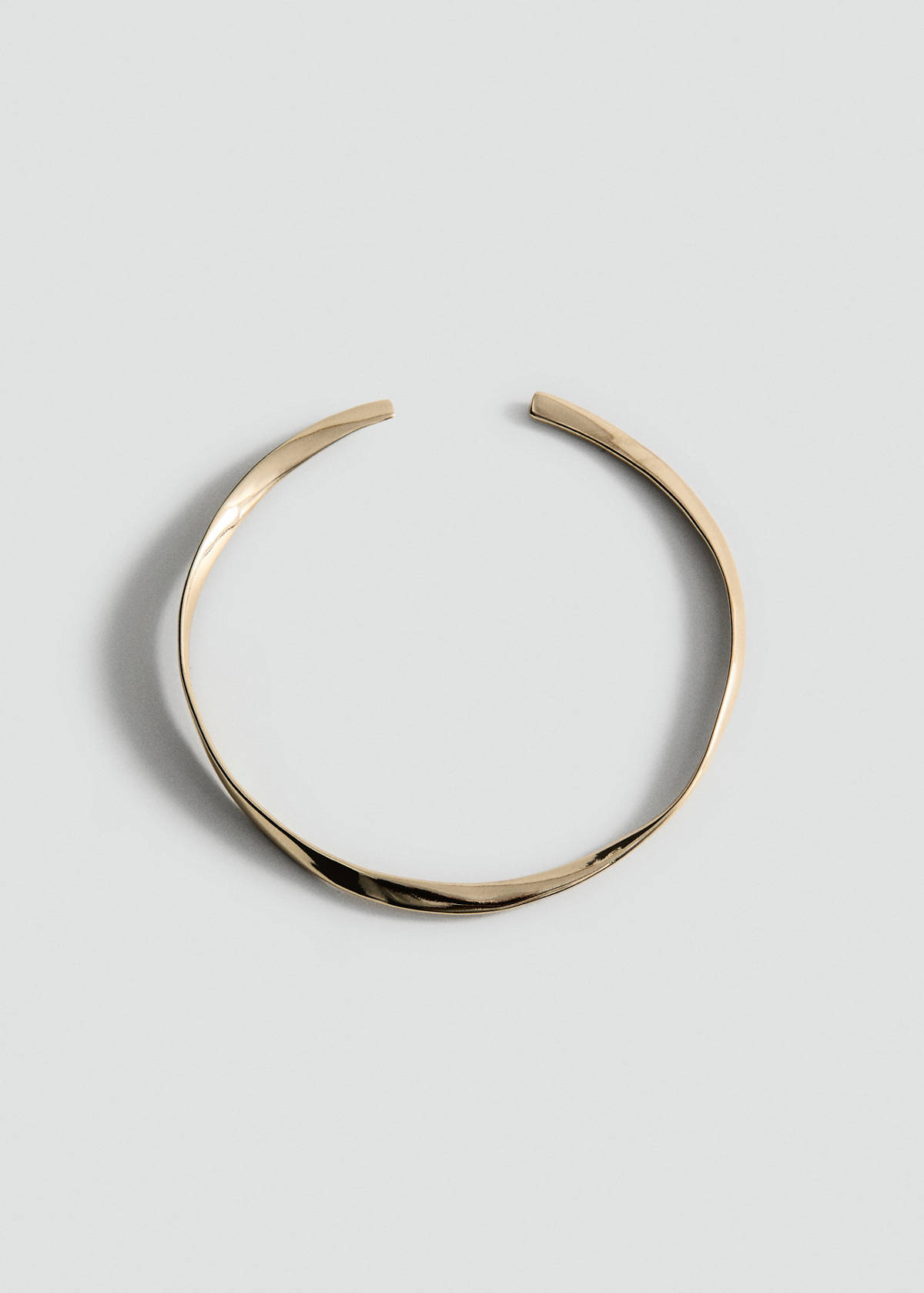 Rigid choker — Gold