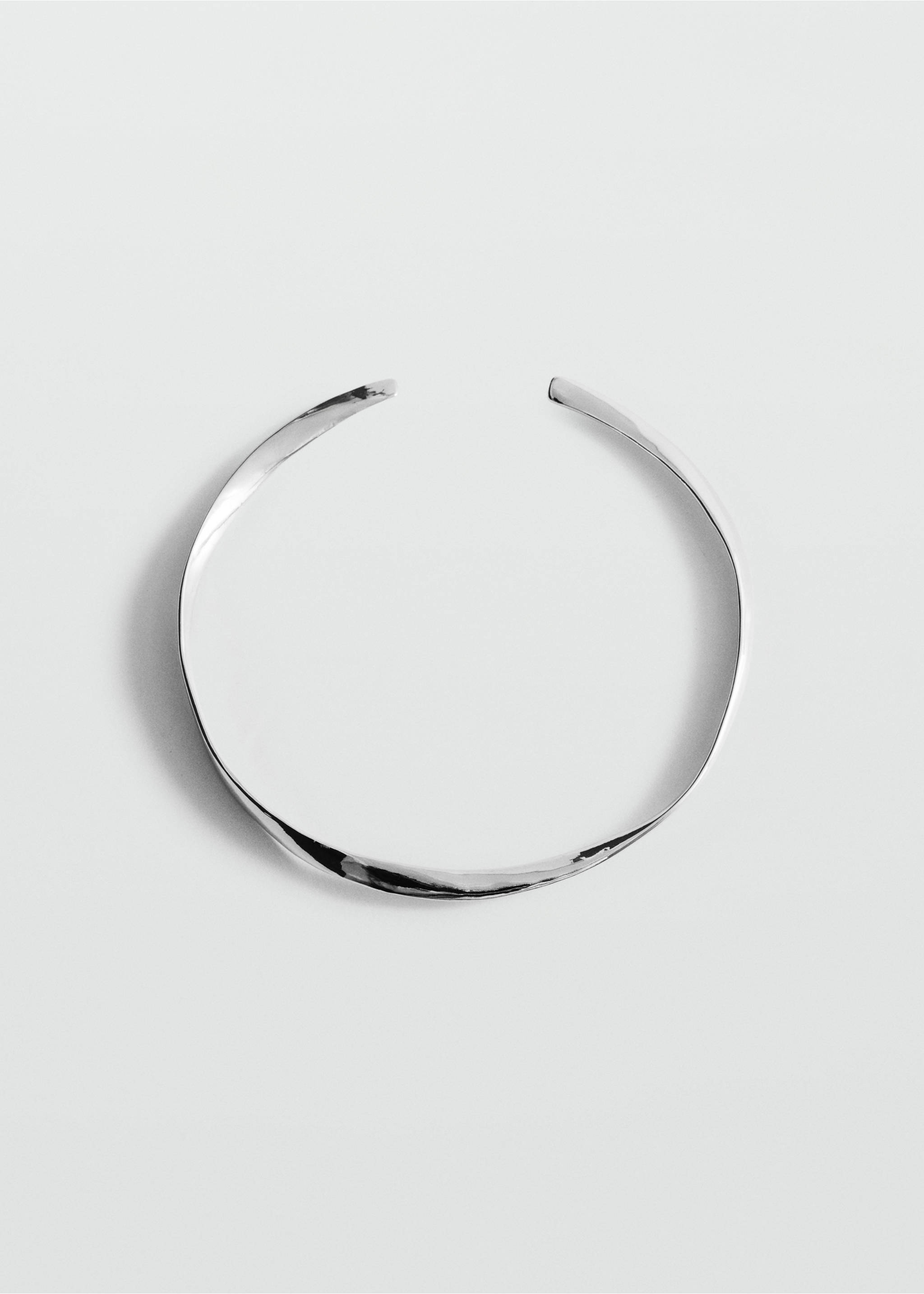 Rigid choker - Article without model, Silver. Ref: 37071348-00.