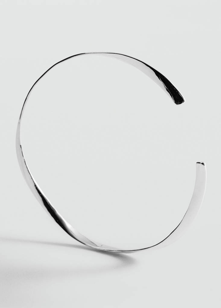 Mango Rigid Choker In Silver