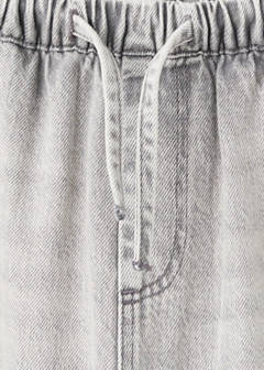 Straight-leg jeans with elasticated waistband — Denim Grey 4